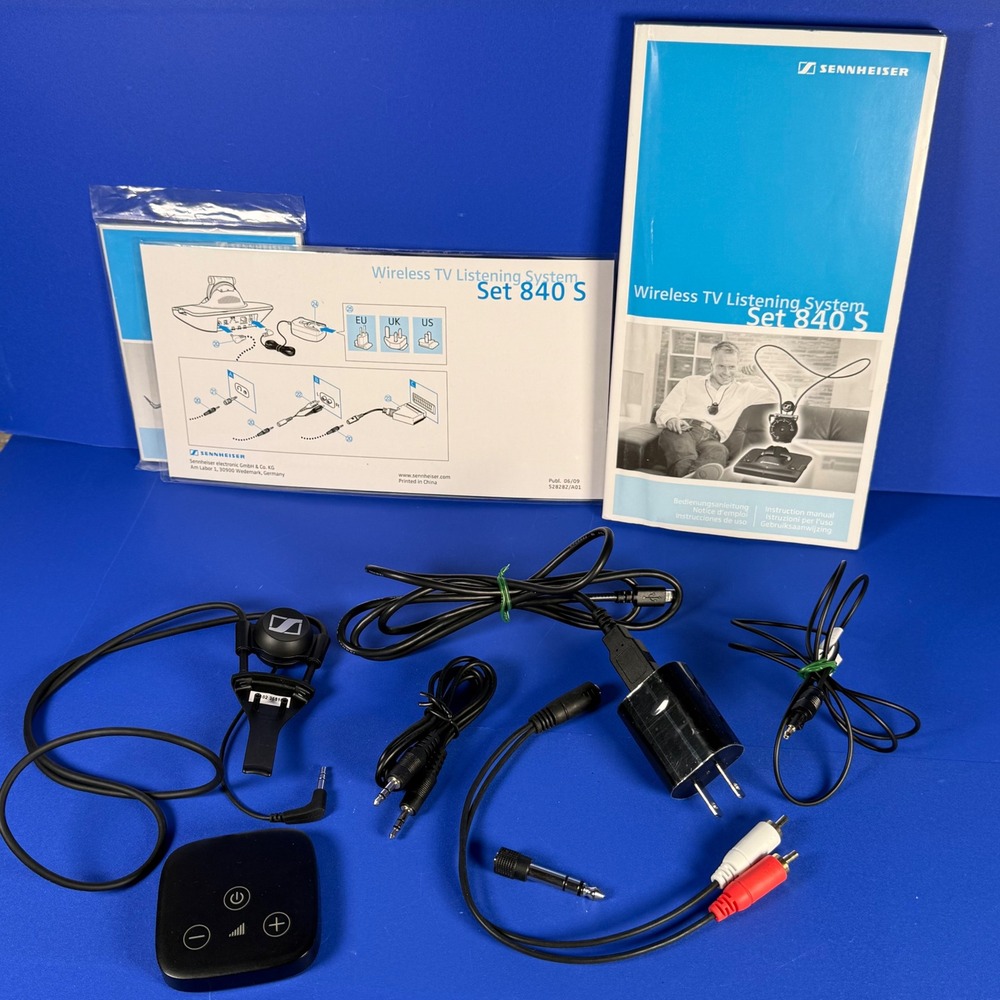 Sennheiser Set 840-S Wireless Assistive Listening System Hearing Aid Compatible